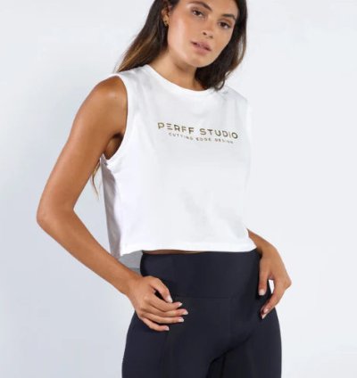 Bespoke White - Cropped Tank