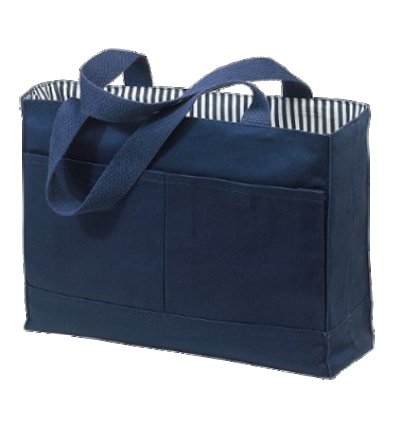 Double Pocket Canvas Tote