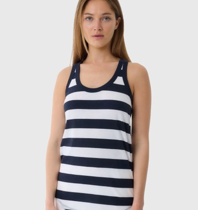 Tank Top In Silk Touch Organic Cotton