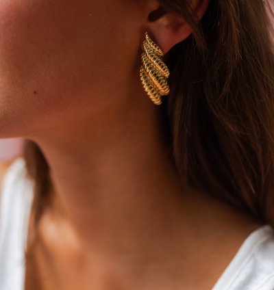 Golden Shell Earrings