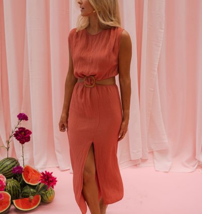 Terracotta Kristen Dress