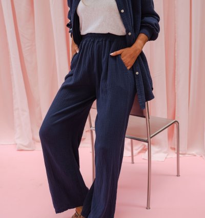 Midnight Blue Milly Pants