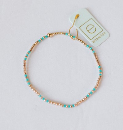 hope joy pattern 2mm bead bracelet
