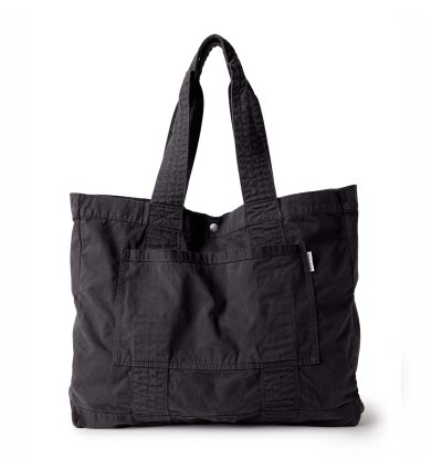 The Foundation Tote in Organic Faded Black