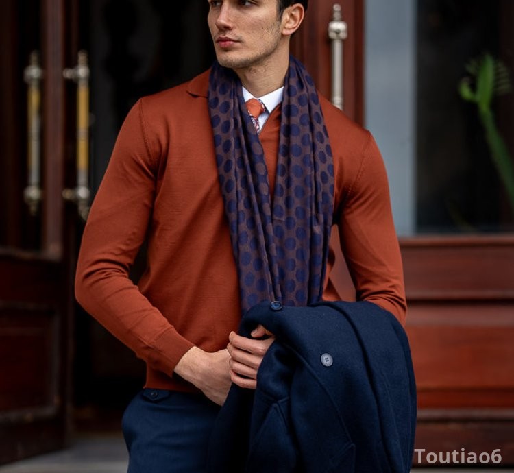 Bojoni Omaha Slim Fit Tile Knitwear Sweater