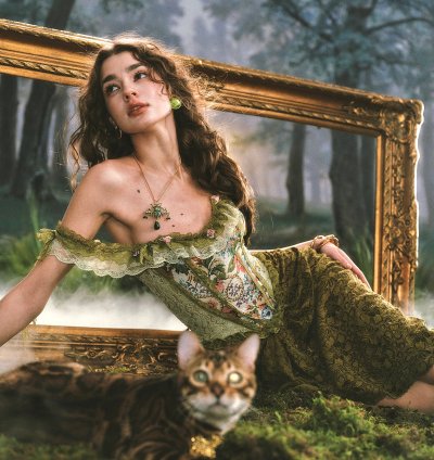 Forest Elf Princess Corset
