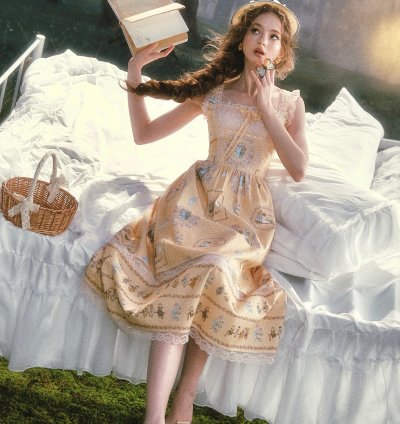 Honey-Gathering Girl Dress