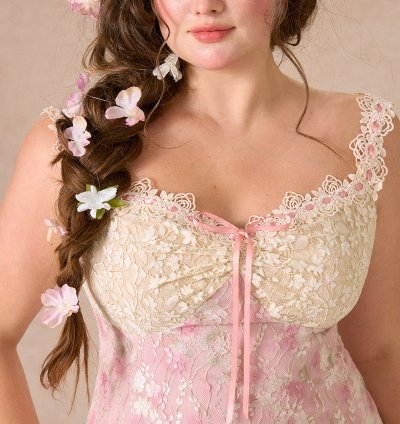 Curve&Plus Floral Vine Fairy Shoes Dress