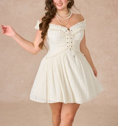 Curve&Plus Twin Butterflies Dress（Short）