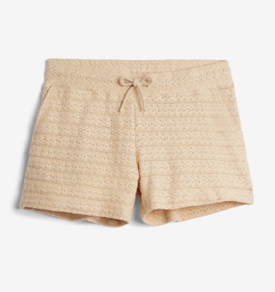 Crochet Cabana Short - Sandshell