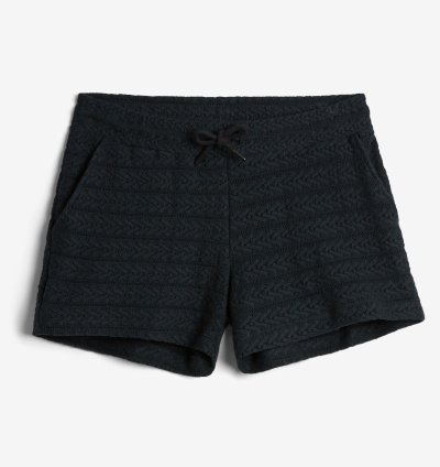 Crochet Cabana Short - Black