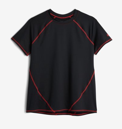 Swim Rashguard Tee - Red Edge
