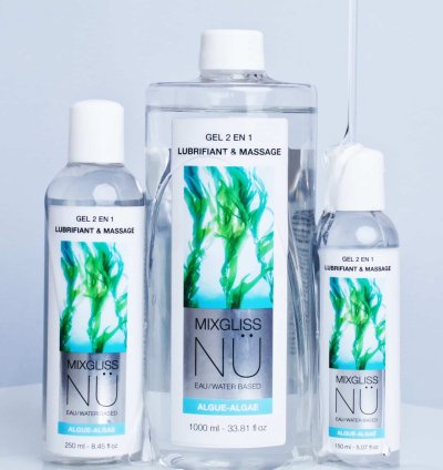Mixgliss Nü Algae - 2 in 1 Massage & Intimate Gel