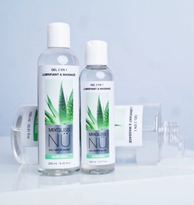 Mixgliss Nü Aloe Vera - 2 in 1 Massage & Intimate Gel