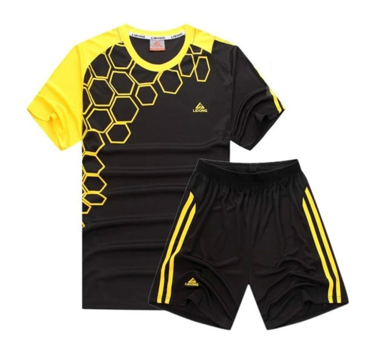 Child Kids Football Kit Boys Soccer Jersey Sets Team Training Suit Short Sleeved Jerseys