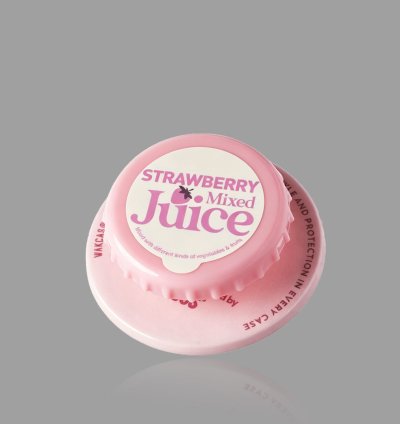 Strawberry Juice Bottle Cap Stand