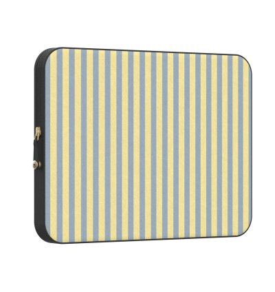 Coastline Stripes | Blue & Yellow Laptop Case
