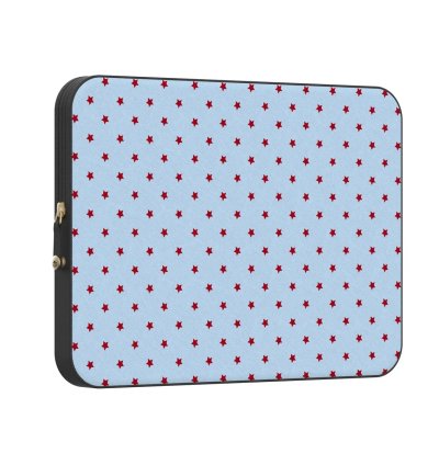 Tiny Stars | Red & Blue Laptop Case