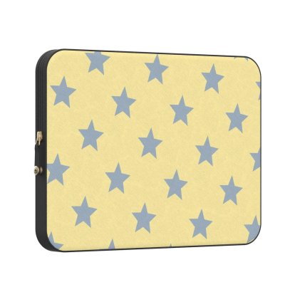 Shine Bright | Butter Yellow Stars Laptop Case