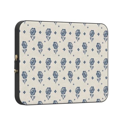 Seaside Stitch | Vintage Roses Laptop Case