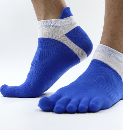 Yuerlian Men'S Toes Sock Football Basketball Five Finger Short Socks