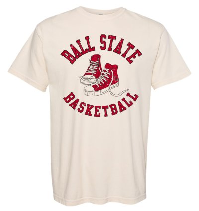 BSU Cardinals Old School Sneaker Basketball Tee