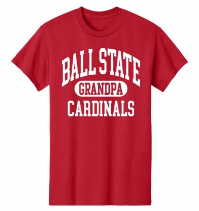 Ball State Grandpa Red T-Shirt