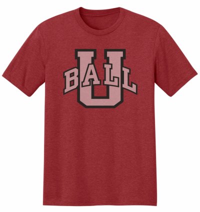 Ball State T-Shirt Red Ball U