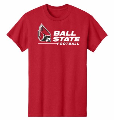 Ball State Football Shirt Red/White