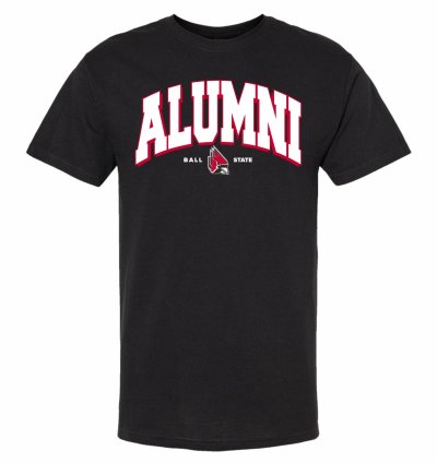 Ball State Alumni T-Shirt Black Arch